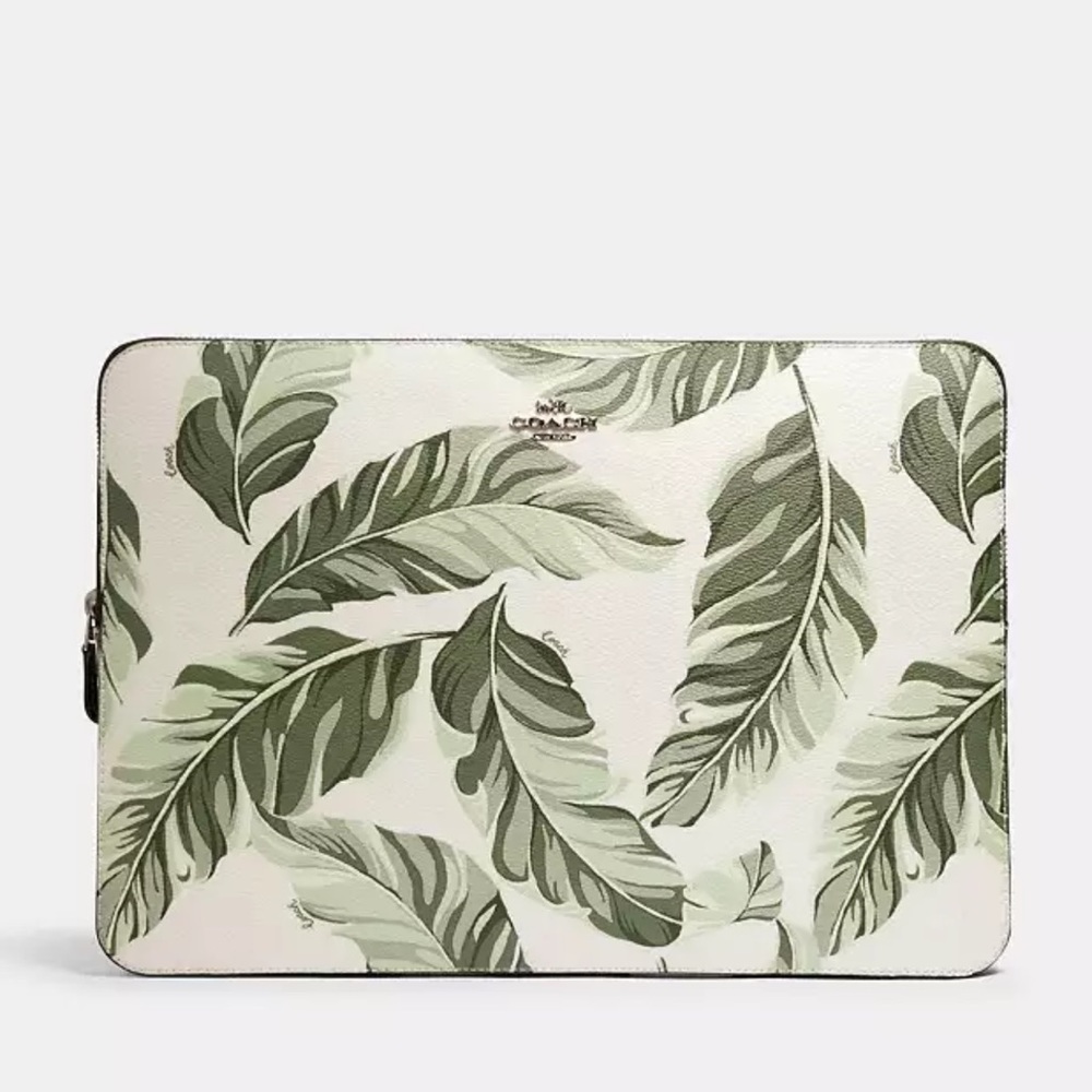 Coach Laptop sleeve Banana Leaves Print
(Limited edition)